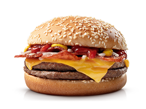 duplo burger bacon